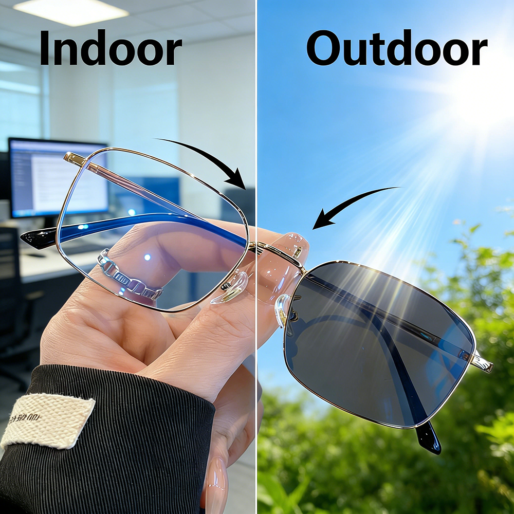 แว่นตาเปลี่ยนสีอัจฉริยะแสงแดด  - Color Changing Outdoor บทวิจารณ์และราคา