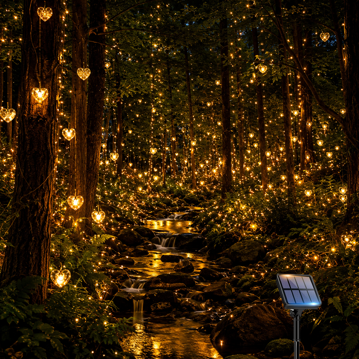ไฟประดับรูปหัวใจพลังงานแสงอาทิ - Outdoor Lighting Ikea บทวิจารณ์และราคา